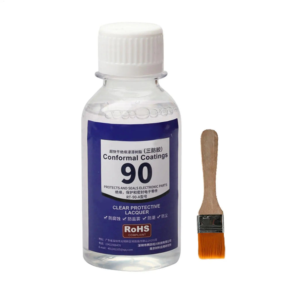 Electronic Waterproof Coating 100ml Clear Conformal Coating  Protective Paint for Circuit Board Automotive Electronics Repair