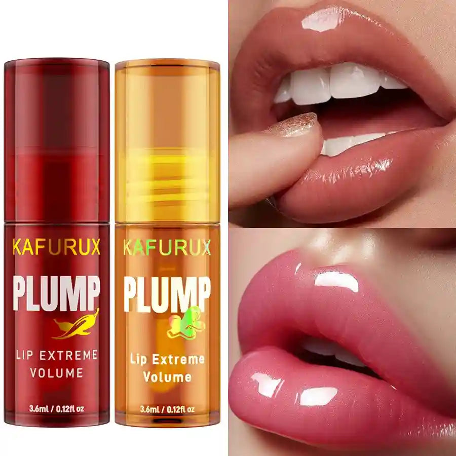 Lip Plumper Oil 2-Piece Set | Moisturizing Serum for Full Lips Lip Care Tidesmit