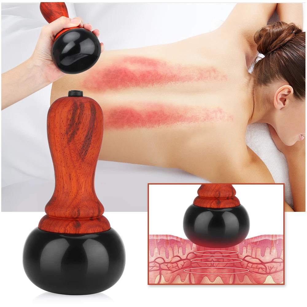 Electric Bianstone Warming Massage Tool - Heated Deep Tissue Guasha Ball Back Massage Instrument Tidesmit