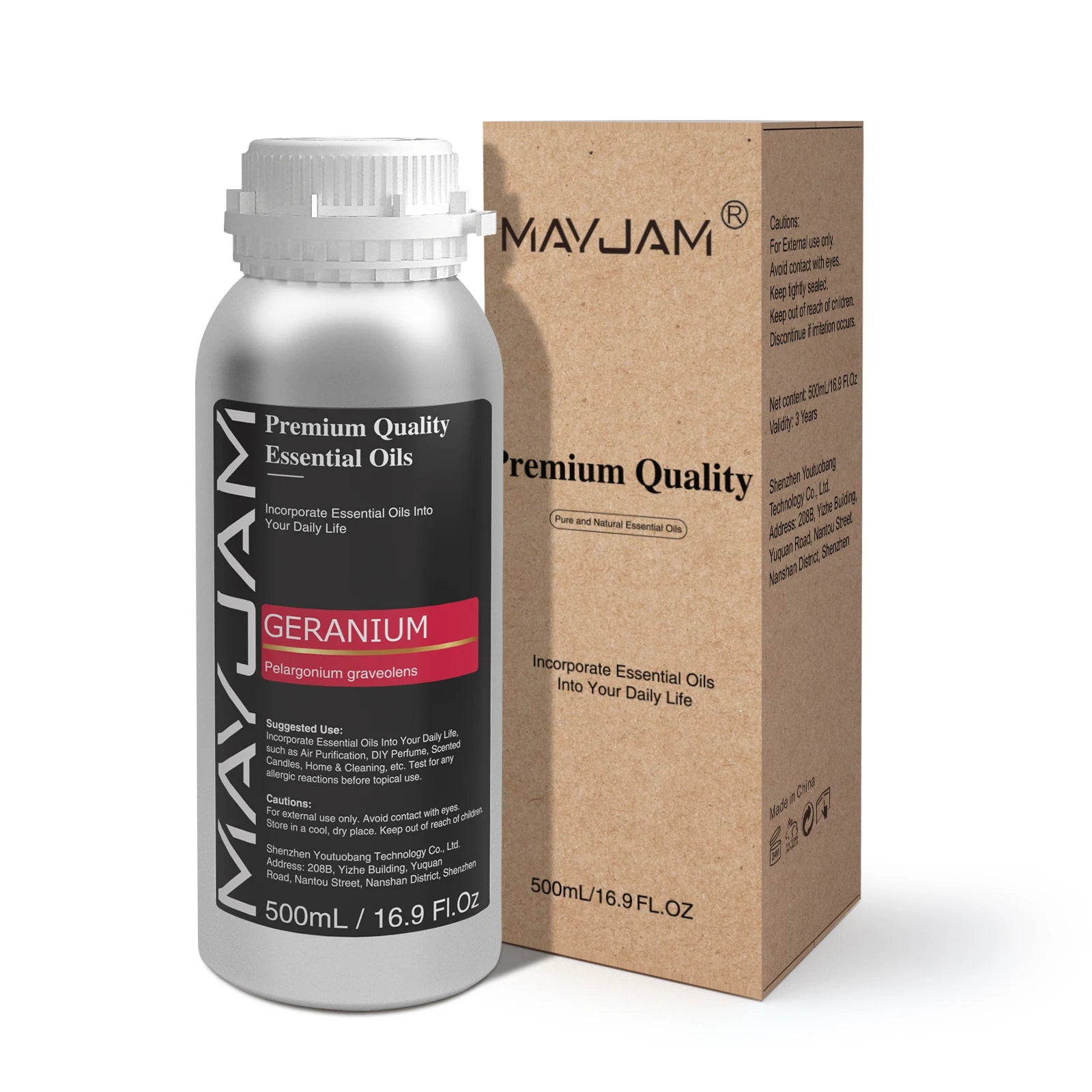 MAYJAM 500ML Pure Natural Essential Oil For Humidifier Diffuser Jasmine Lavender Vanilla Eucalyptus Bergamot Lemon Aroma Oils