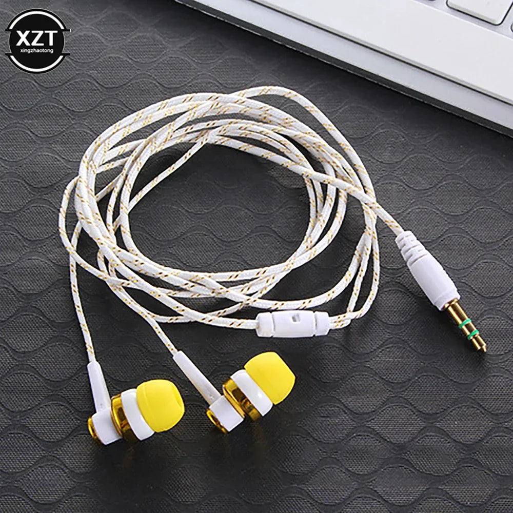 Wired In-Ear Headphones with Mic, Durable Nylon Cable | Tidesmit Tidesmit
