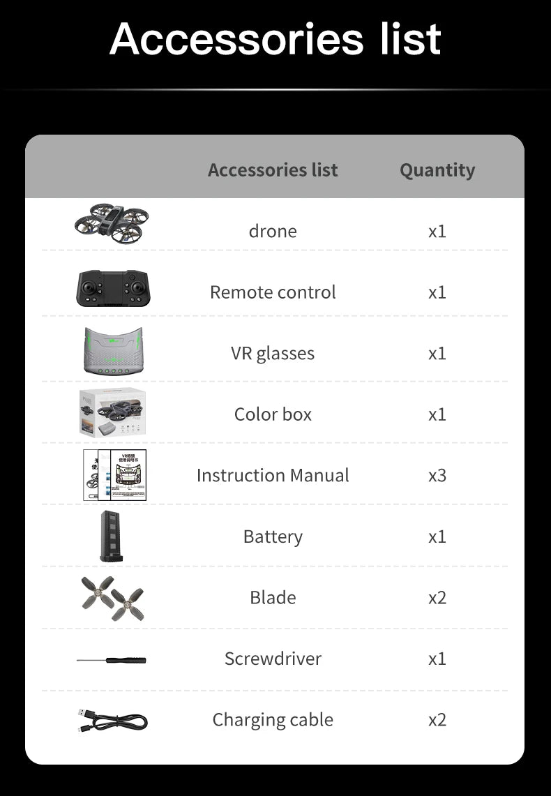 4K Camera Drone with Obstacle Avoidance and Dual Screen Remote Control Tidesmit