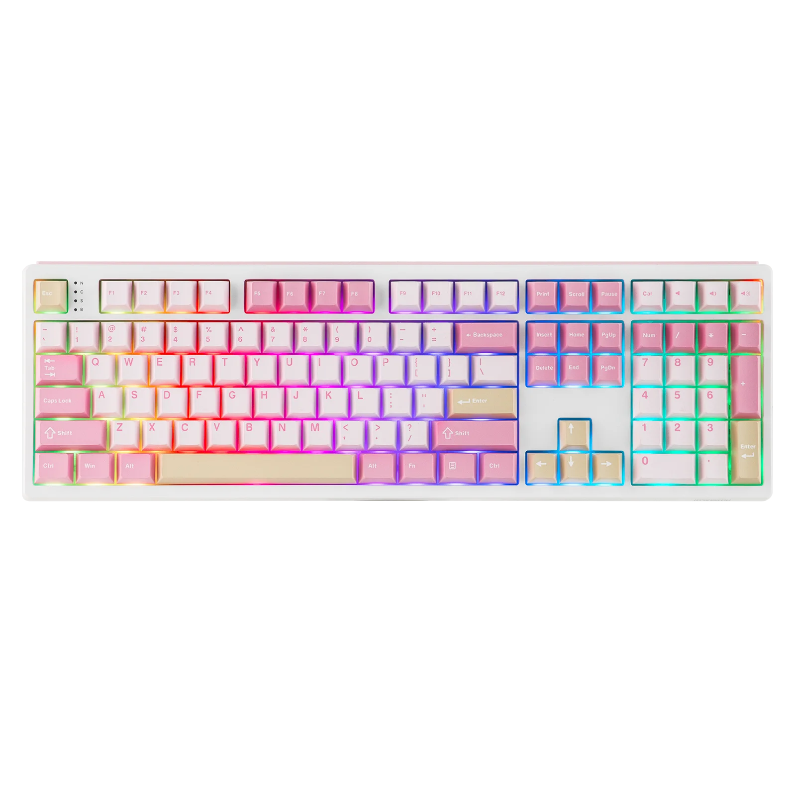 EPOMAKER TH108 100% Full Size Hot-Swap Gasket-Mounted Wired/Bluetooth/2.4Ghz Wireless Mechanical Keyboard with 10000mAh Battery