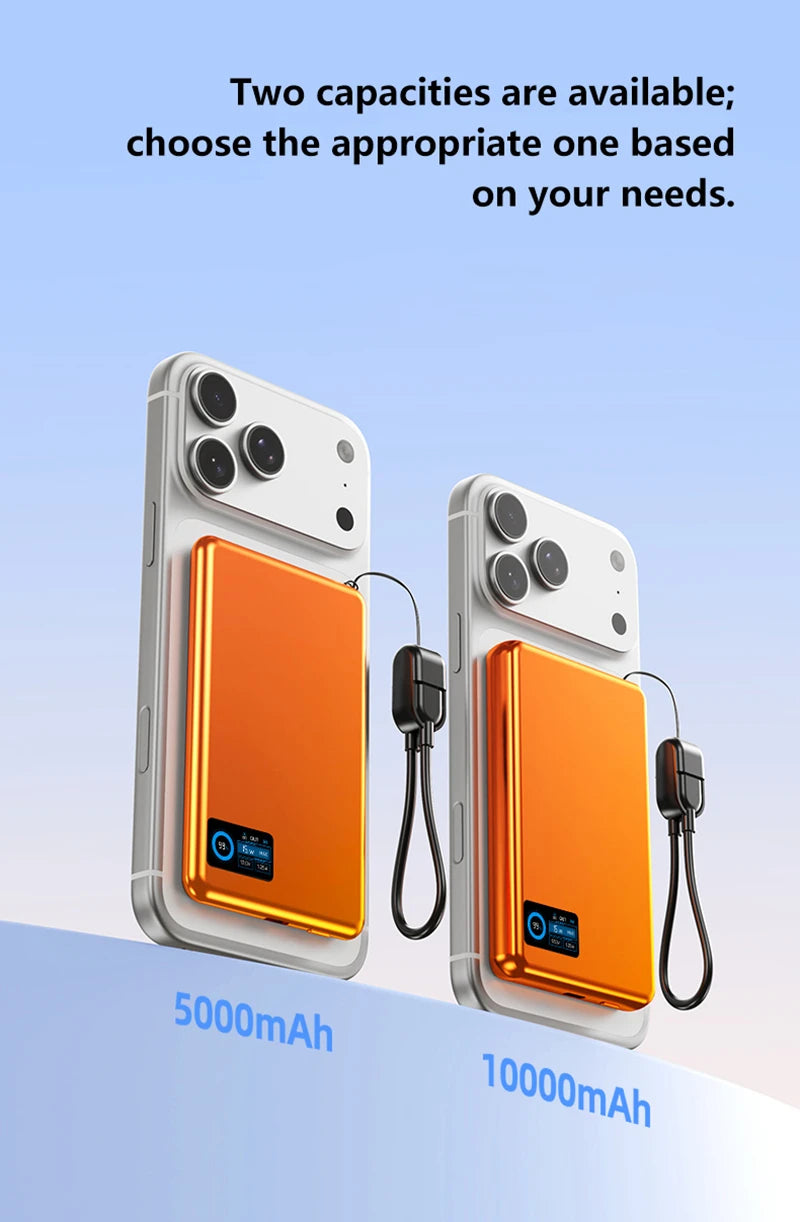 Magnetic Fast Charging Power Bank 50000mAh - Portable USB-C Battery Pack Tidesmit