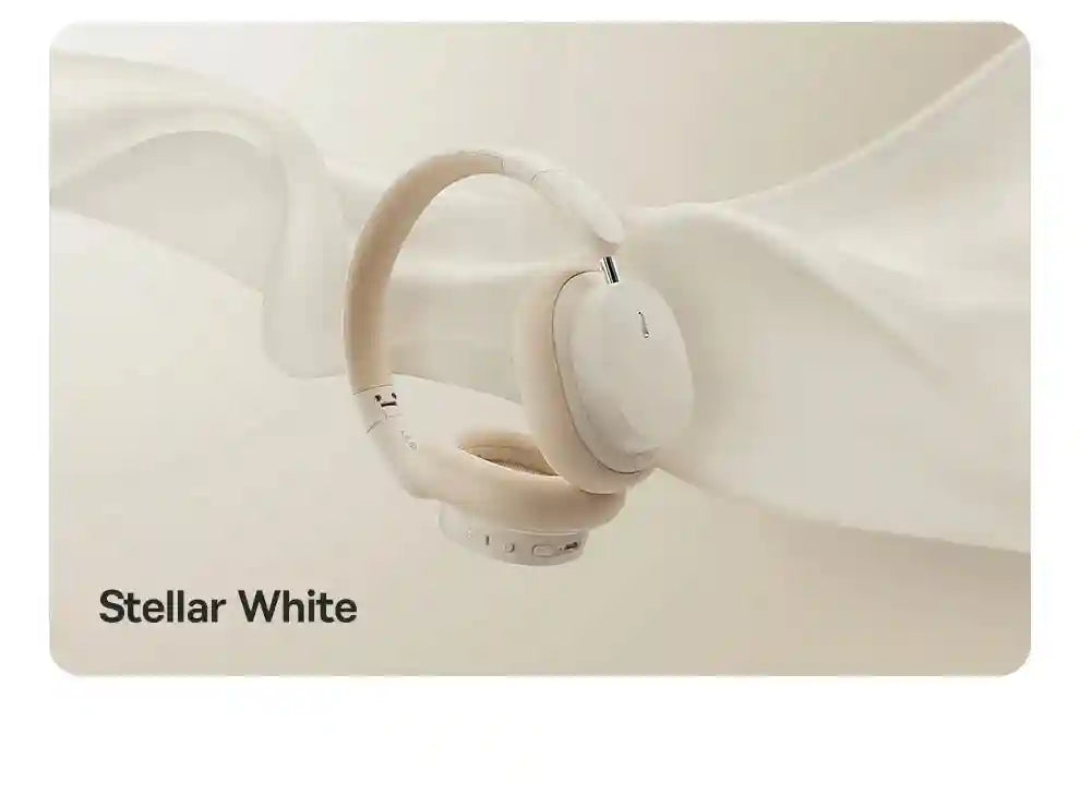 Wireless Over-Ear Headphones with 70H Playtime and Spatial Audio - Gray Tidesmit