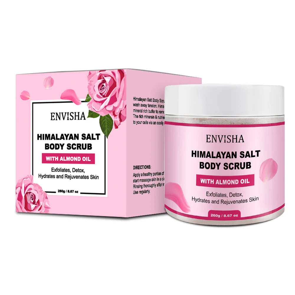 Rose Body Scrub - Natural Exfoliating Moisturizer for Smooth Skin Scrubs Treatments Tidesmit