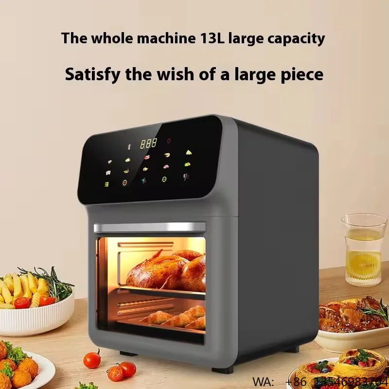 12L High Quality Multifuncional Commercial Smart Electric Digital Home air Fryer Silicone Pot