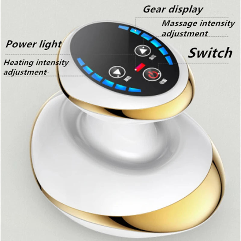 Electric Guasha Body Massager with Heat Therapy for Muscle Relief Body Shaping Massage Equipment Tidesmit