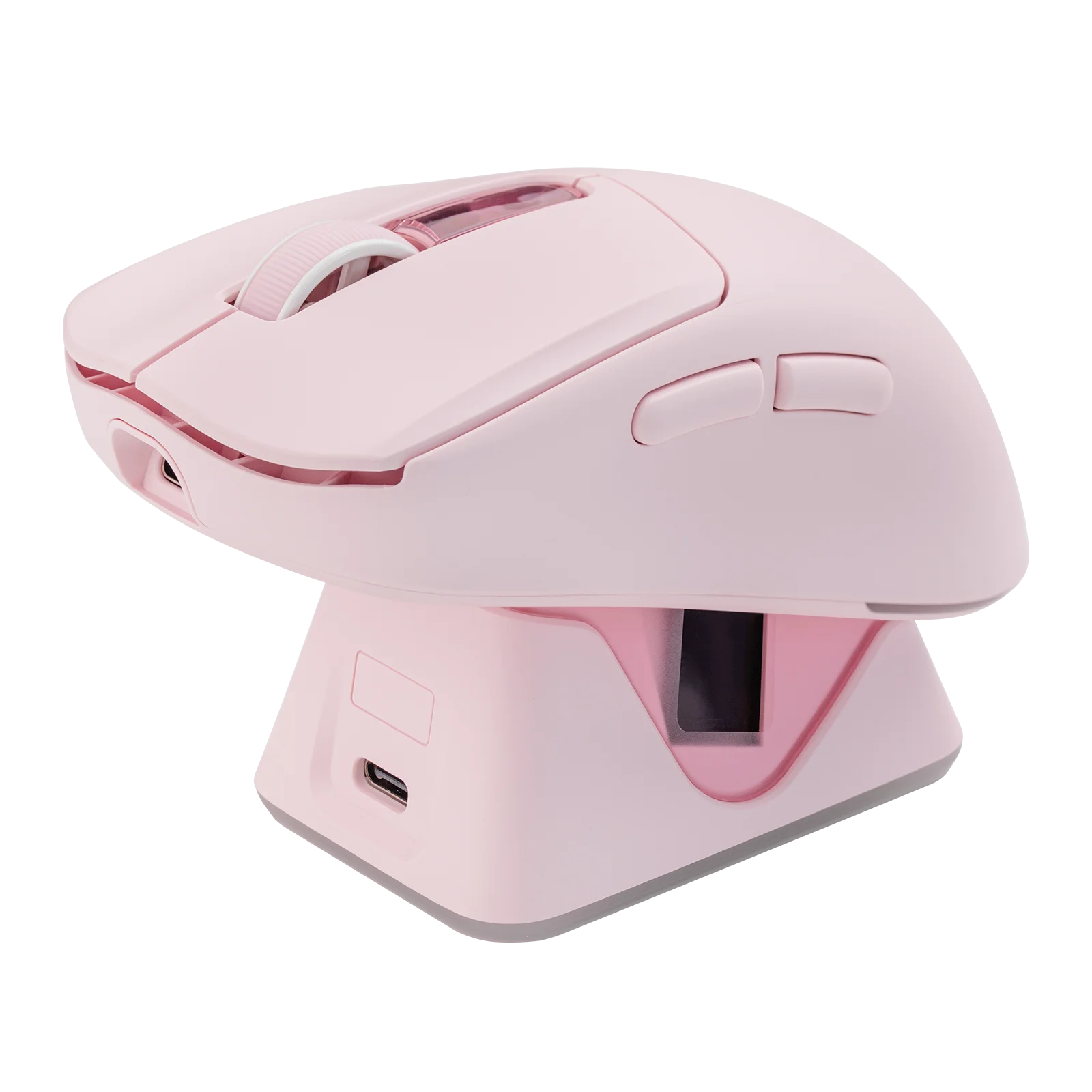 EPOMAKER NEX Lite Tri-mode Wireless PAW3311 Sensor Gaming Mouse with RGB Charging Dock & 1K Polling/12K DPI for Gaming & Office