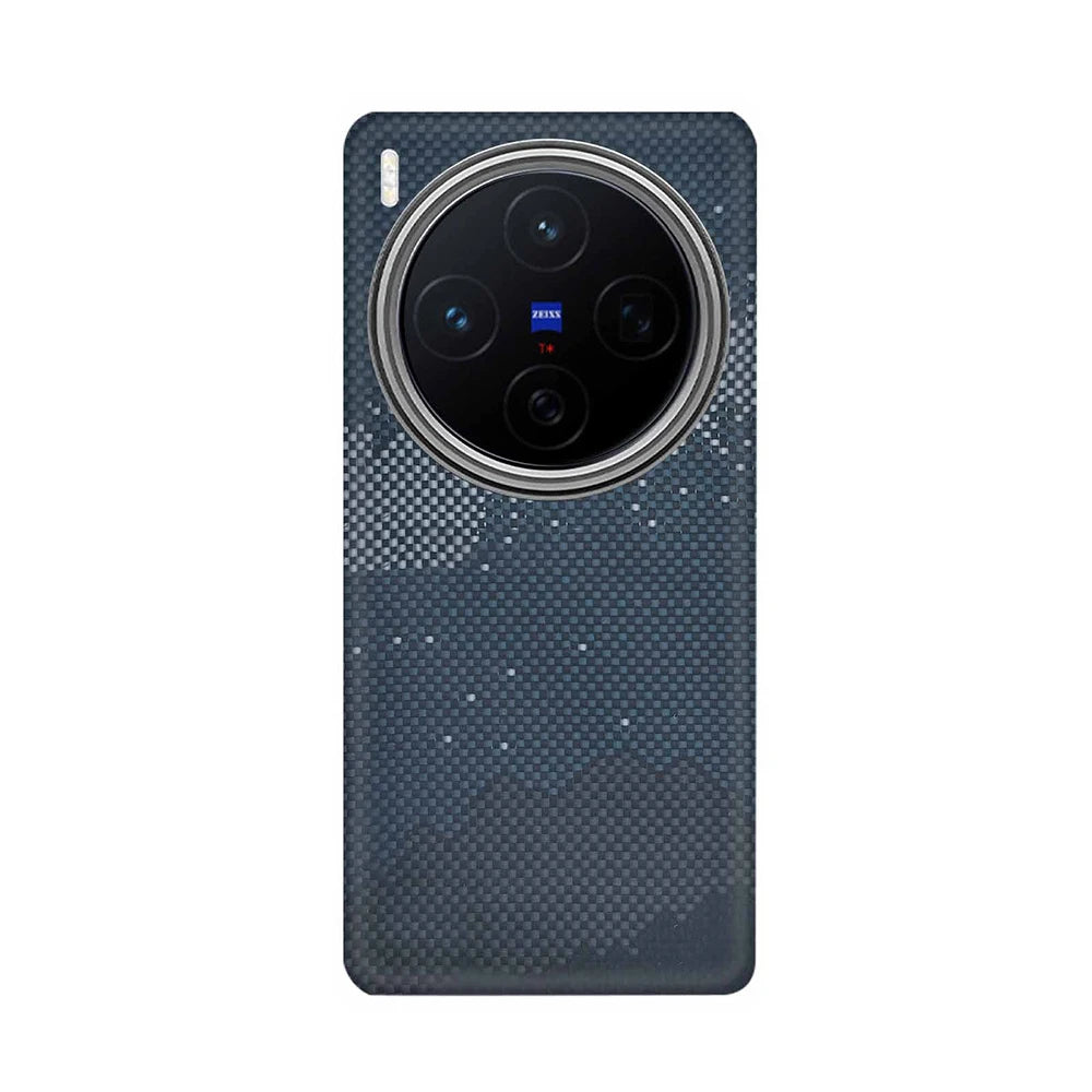 Vivo X300 Magnetic Aramid Fiber Case | Slim Shock-Absorbing Cover Blue galaxy Magnetic China Mainland Tidesmit