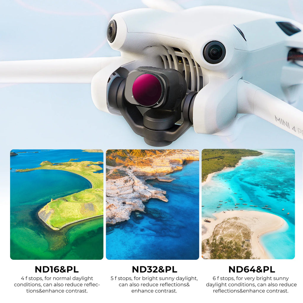 DJI Mini 4 Pro Filter Set - Professional Multi-Coated Optics Tidesmit