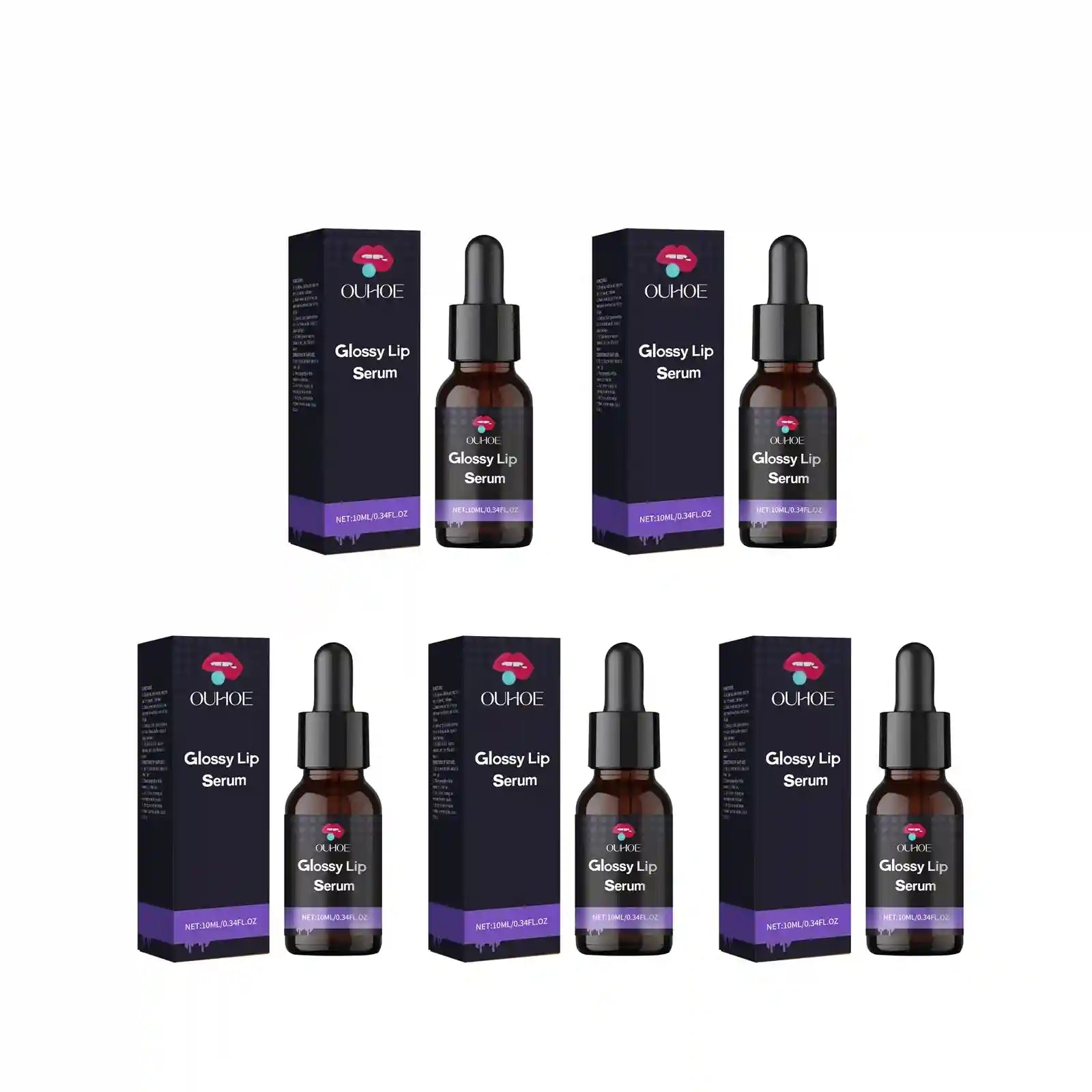 Lip Moisturizing Essence: Hydrating Treatment for Smoother Lips Lip Care 5pcs Tidesmit