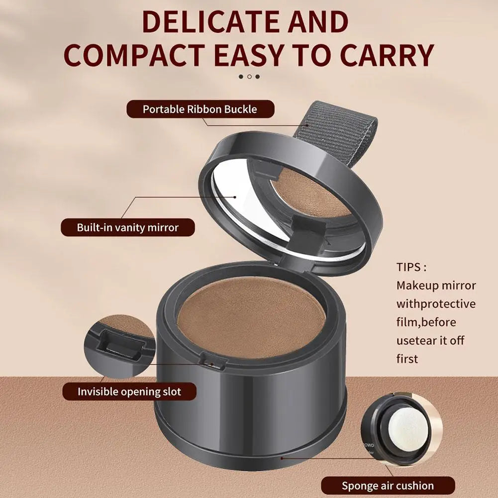Tidesmit hair line powder shade swatch for instant root coverage and face contouring