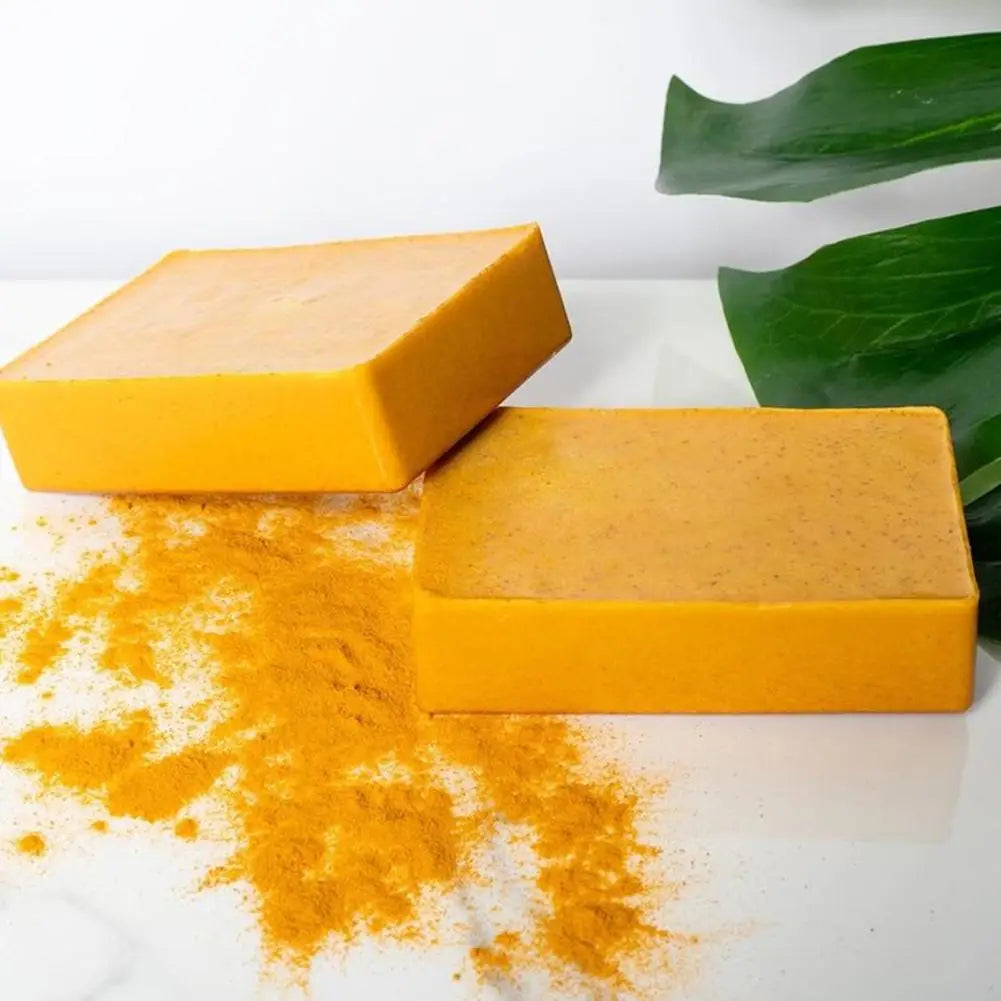 Lanolin Fat Soap/ Turmeric Kojic Acid Soap deeply nourishes Gentle Clean Brightening For All Skin Type Cleaning Soap