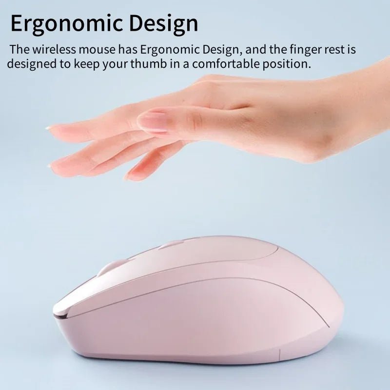 Rechargeable Wireless Computer Mouse 2.4G Bluetooth-Compatible Wireless Mouse USB Silent Gamer Mice For PC Laptop Macbook Tablet