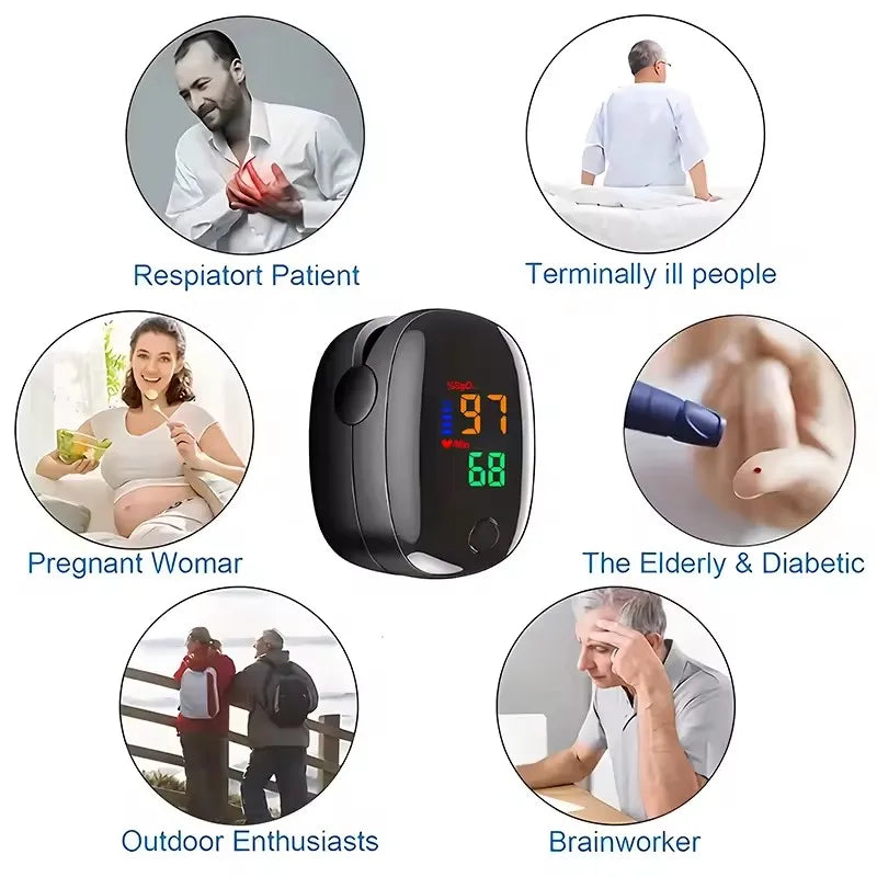 IDEABEL thermometer electronic forehead thermometer home adult children thermometer oximeter SpO2 finger Finger Pulse Oximeter