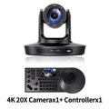 PTZ Camera 4K 20X Zoom Video Conference Camera Kit Church Meeting Live Broadcast PTZ Camera Controller for Video Conferencing