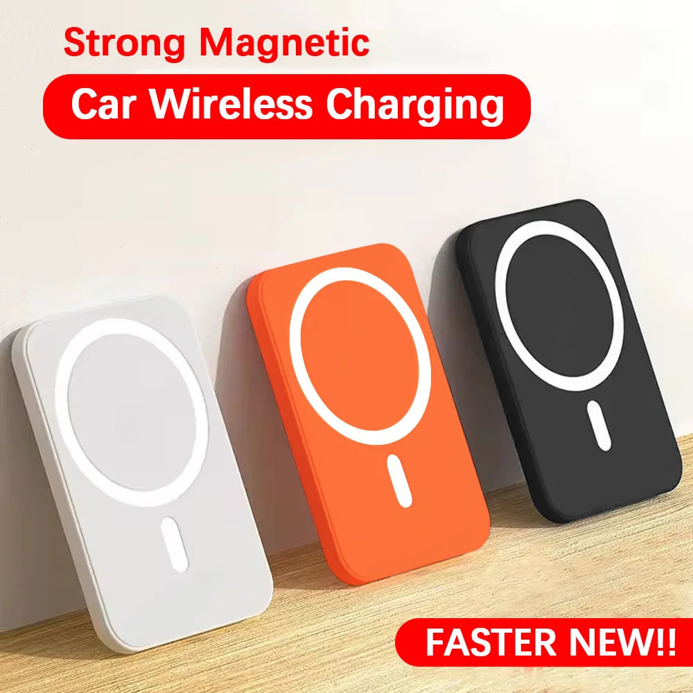 Wireless Car Phone Charger - Magnetic Qi Certified Fast Charging Mount Tidesmit