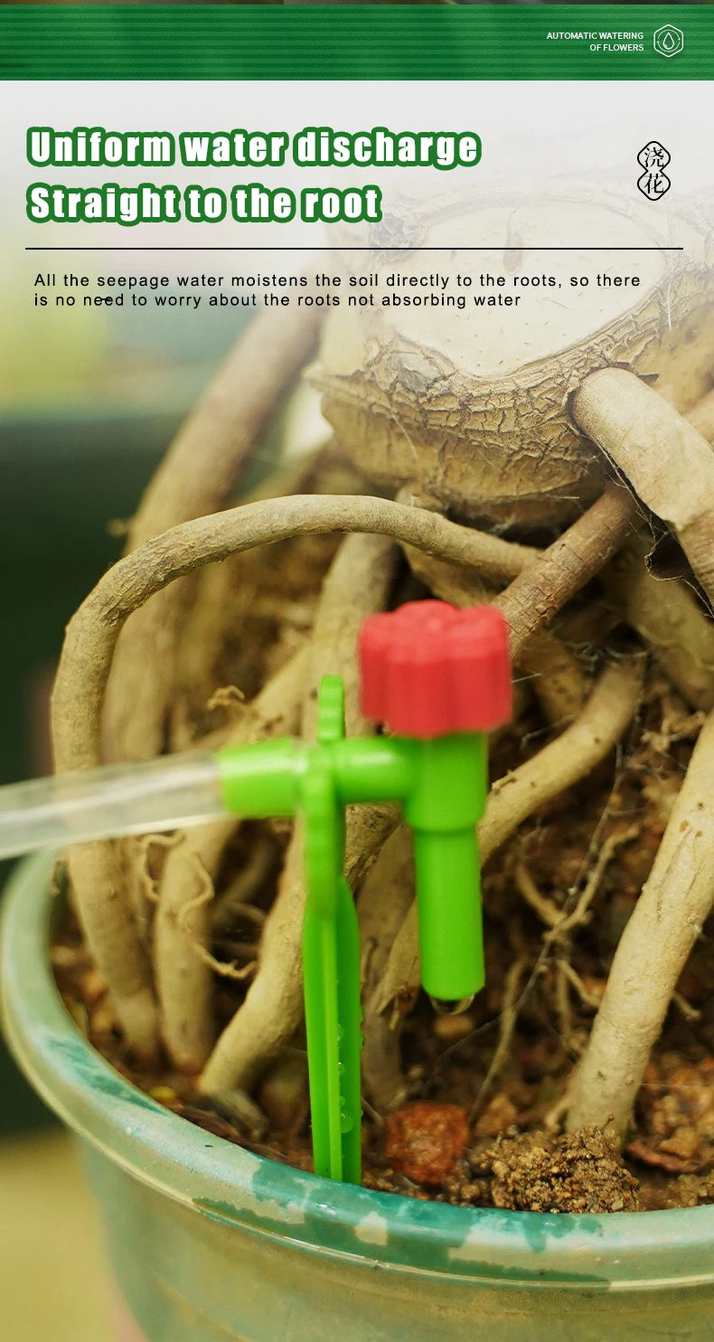 Garden Regulating Drip Irrigation Kit Automatic Watering Device 4/7mm Hose Potted Plants Watering Saving Micro Dripper