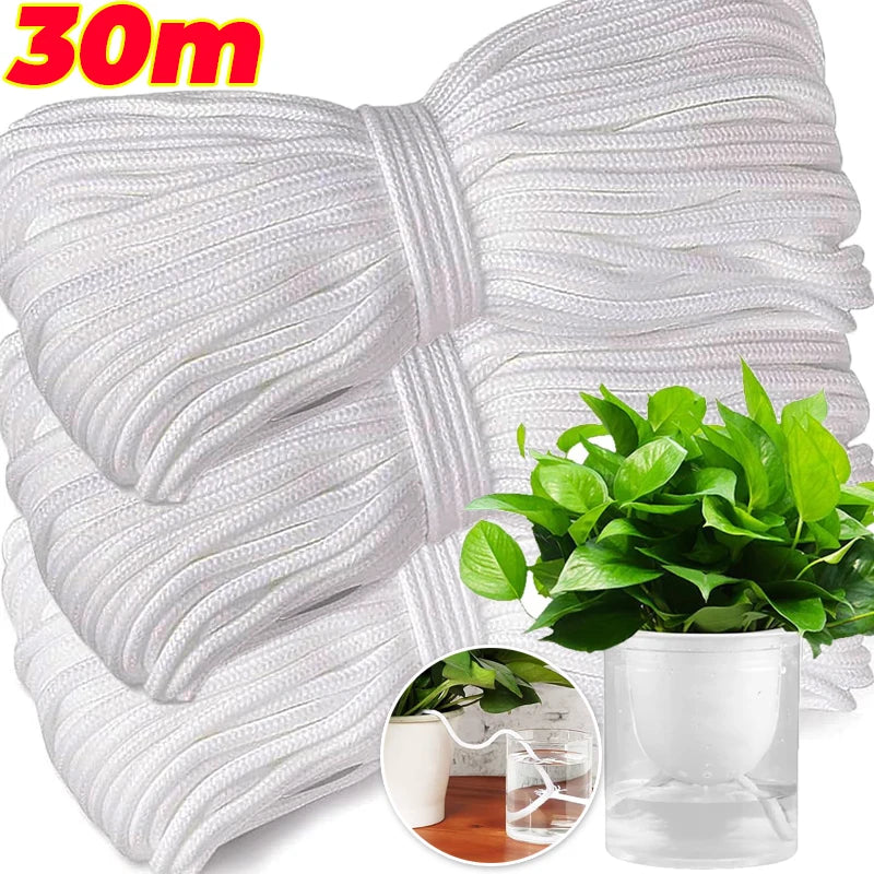 Self Watering Wick Cord Cotton String Rope DIY Automatic Watering Absorbent Wicks Rope Potted Plant Auto Drip Irrigation Waterer