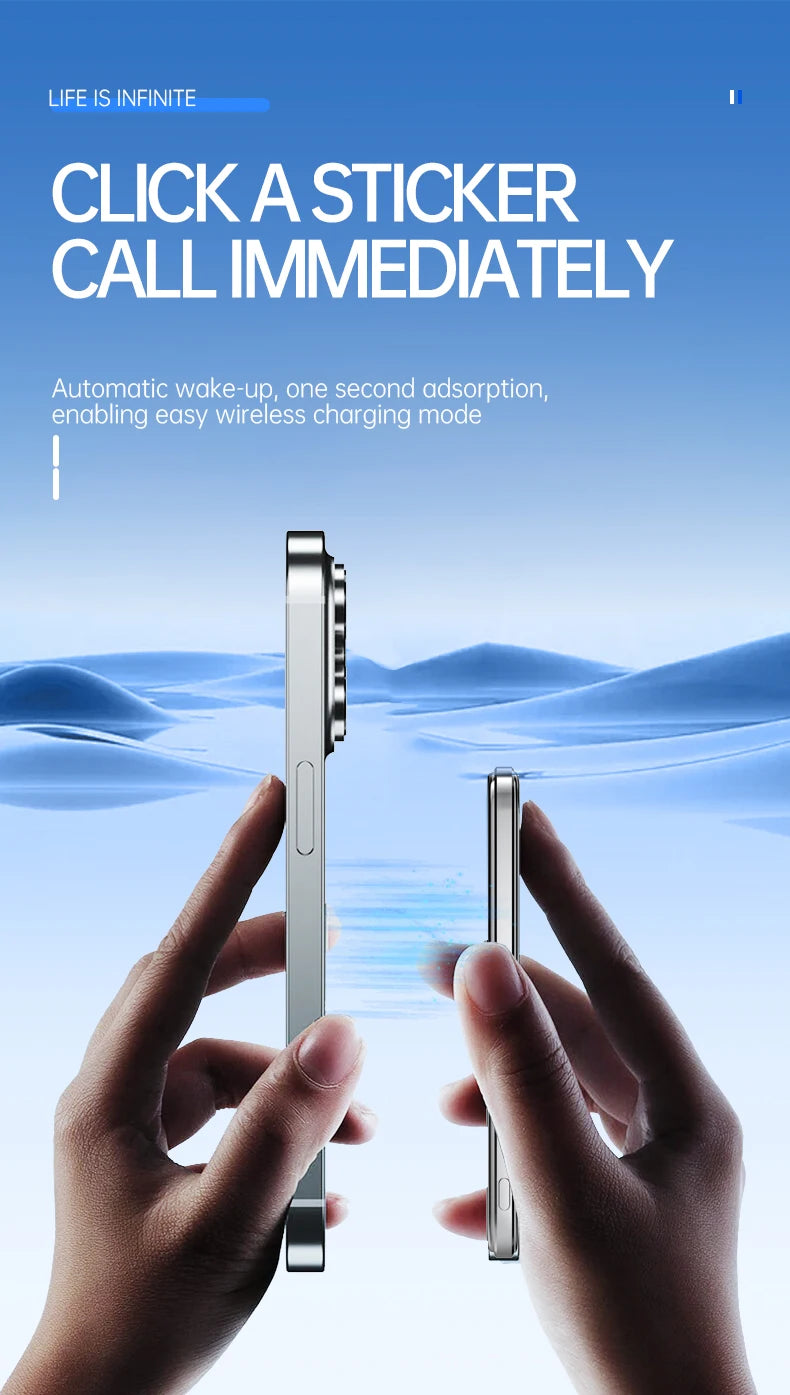 Magnetic Power Bank 10000mAh Qi2 Wireless Portable Charger - Tidesmit Tidesmit