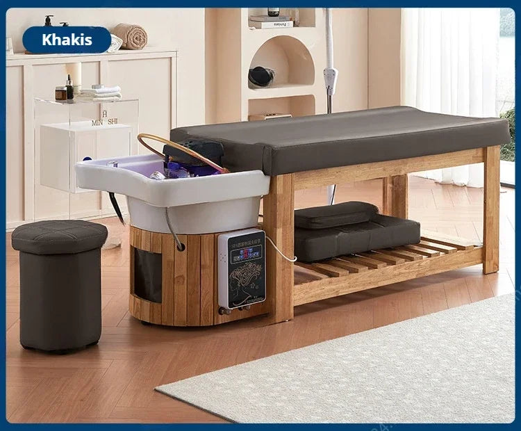 Spa Shampoo Chair | Professional Scalp Treatment Bed by Tidesmit Massage Chairs Tidesmit