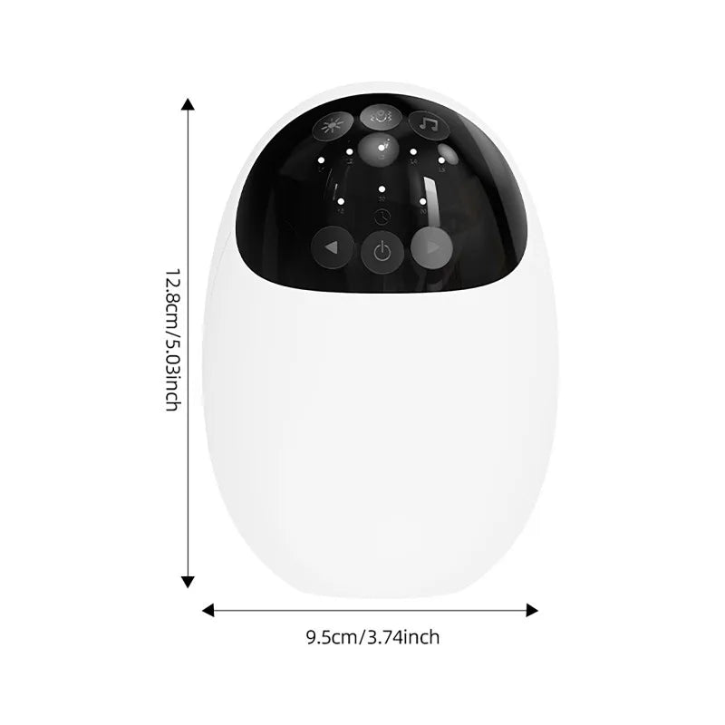 Portable Outdoor Baby Stroller Rocker with Night Light Bluetooth Speaker White Noise Electric Baby Sleep Soothing Device