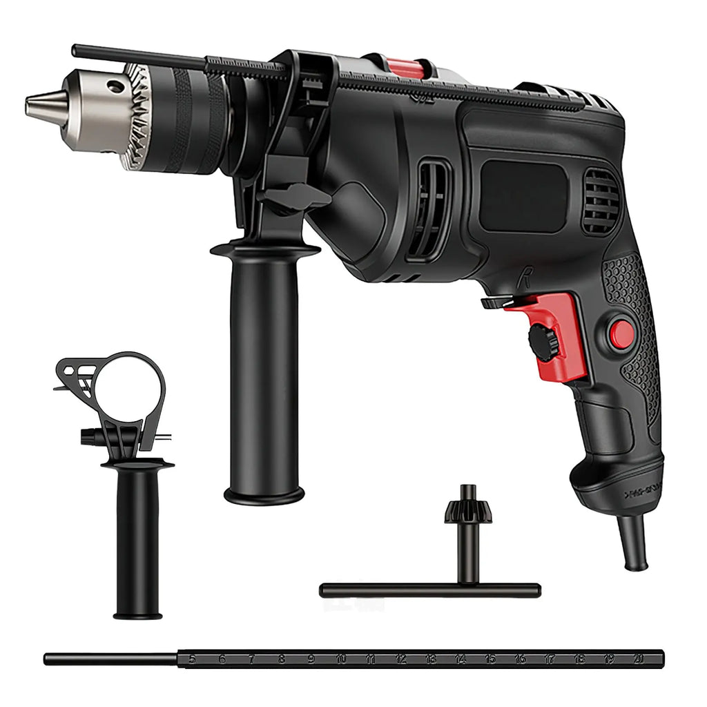 0-3000RPM Brushless Electric Screwdriver Drill 13mm Metal Keyless Chuck Wireless Drilling Machine Household Industrial Repair Tool