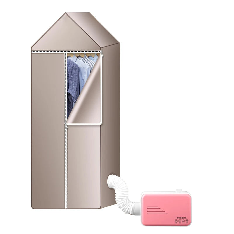 Tidesmit portable clothes dryer and shoes warmer with drying bag for laundry mite removal and quick garment heating