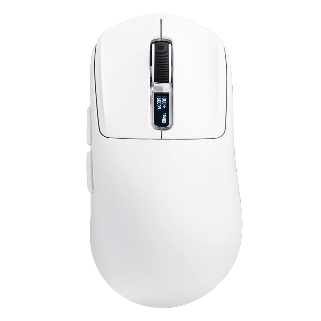 EPOMAKER NEX Lite Wireless Gaming Mouse Wired/Bluetooth/2.4Ghz Ergonomic PAW3311 Sensor Mouse with Dual-Screen for PC/Mac/Linux