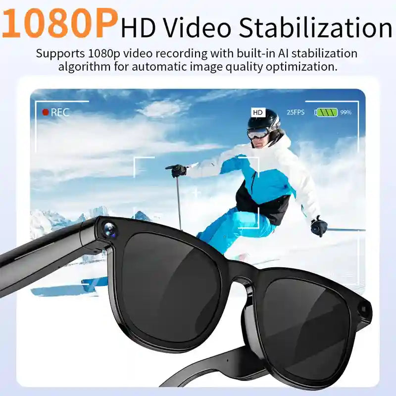 AI Smart Glasses with Real-Time Translation & 4K Camera | Tidesmit Tidesmit