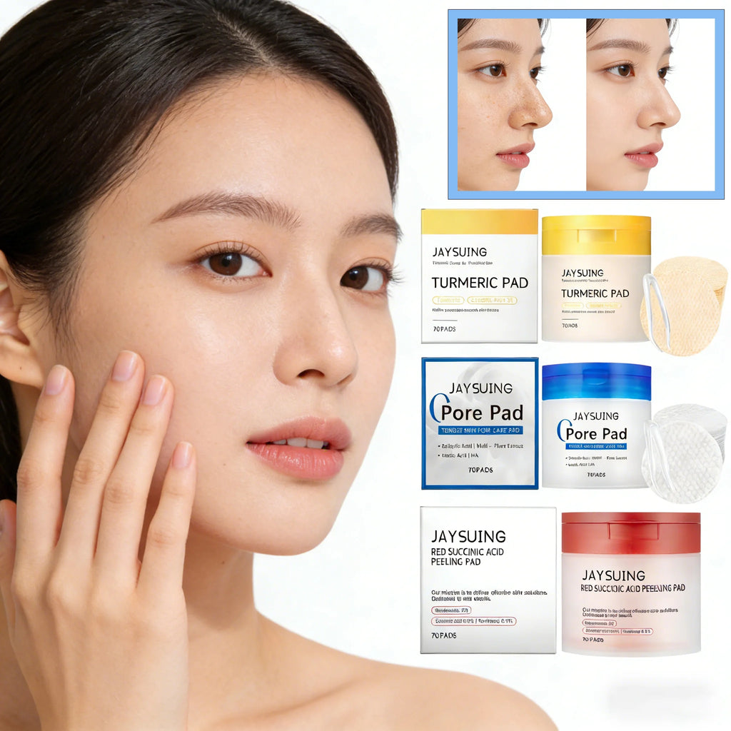 Toner Pads Pore Minimizing - Dual Texture Exfoliating Treatment (70 Count) Scrubs Treatments Tidesmit