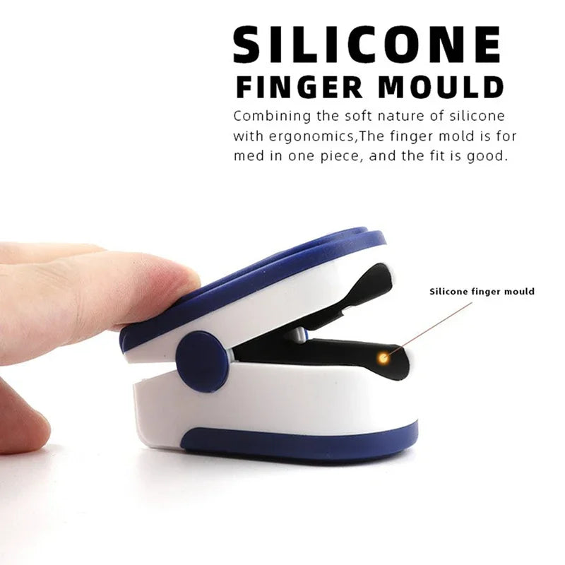 Fingertip Oximeter Testing SPO2 Oximeter Portable Fingertip Pulse Blood Oxygen Saturation Monitor LED Display Hot Sale