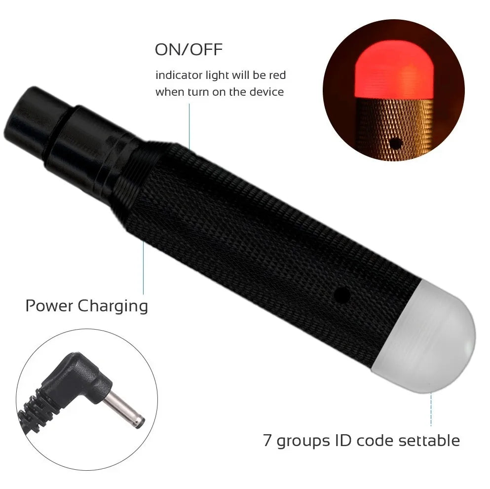 7pcs DMX512 DMX Dfi DJ 2.4G 6Charging Wireless Receiver Built-in Battery & 1 Transmitter LED Lighting Control for LED Stage Par