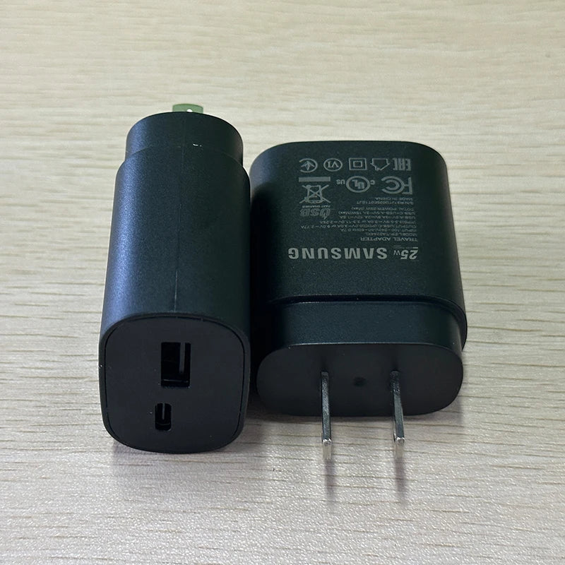 Samsung 25W USB-C Fast Charger Adapter - EU & US Plug Options Tidesmit