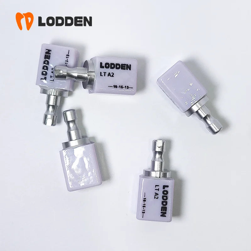Lodden 10PCS Lithium Disilicate C14 Dental Glass Ceramic Blocks CAD CAM Sirona Cerec Block HT LT MT Lab Veneer Dentist Materials