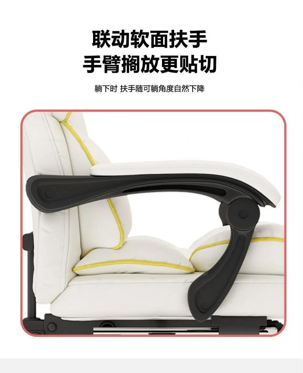 Massage Gaming Chair with Reclining Back Support and Heat Therapy Massage Chairs Tidesmit