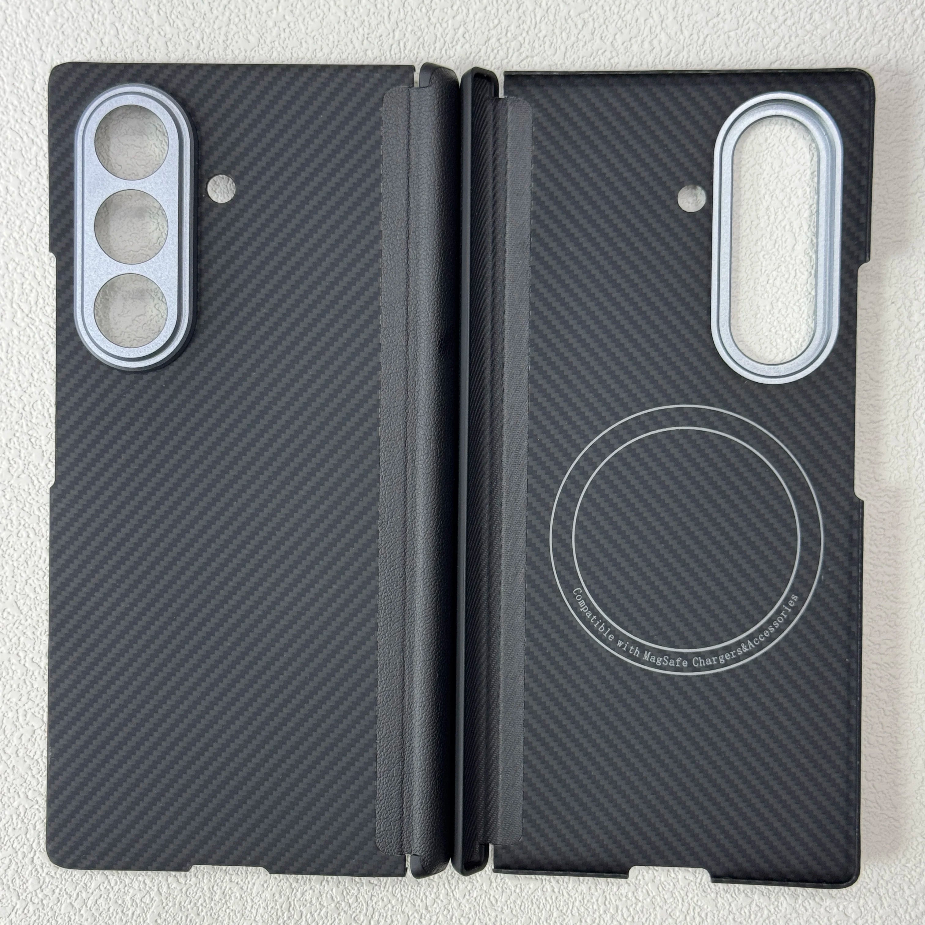Samsung Galaxy Z Fold 7 Case: Slim Aramid Fiber Magnetic Cover Tidesmit