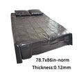 Waterproof Massage Table Sheet - Oil-Proof Spa Bed Cover by Tidesmit Relaxation Treatment 78.7x86in-black-norm Tidesmit