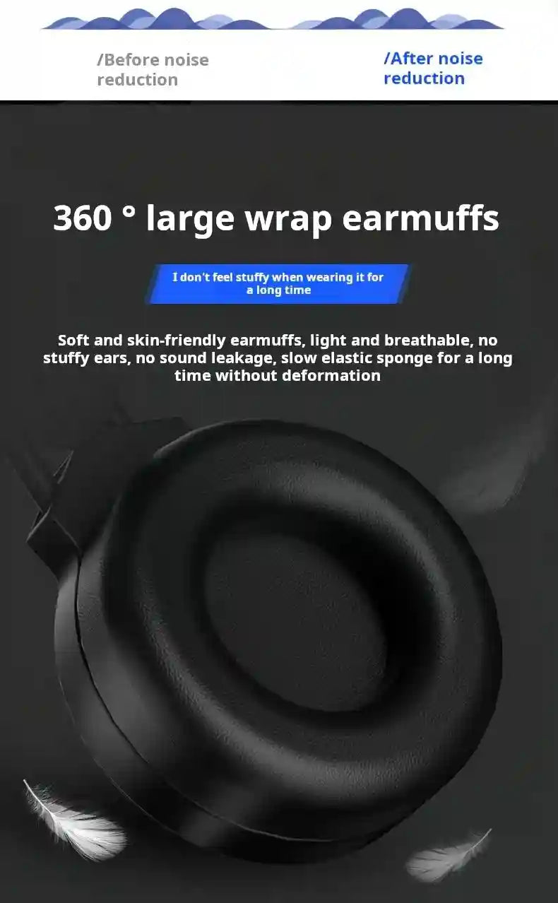 Tidesmit 7.1 Surround Sound Gaming Headset with Noise Cancellation Tidesmit
