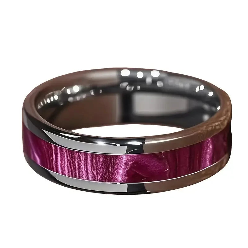 Smart Health Ring - 6mm Stainless Steel Fitness Tracker & Oxygen Monitor Tidesmit