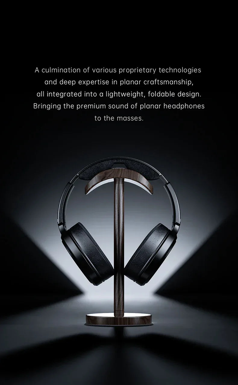 Planar Magnetic Open Back Headphones | JT7 Black | Tidesmit Tidesmit