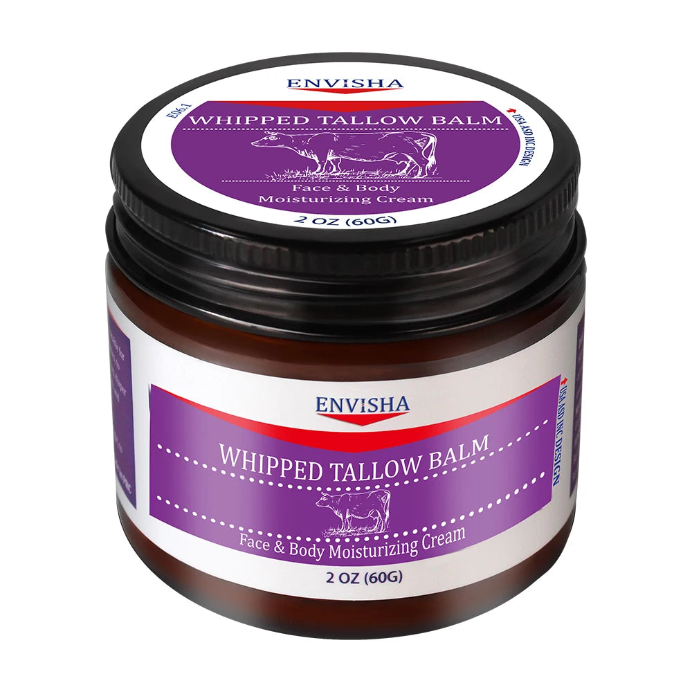 Face Cream Whipped Tallow Balm Collagen Hyaluronic Acid Skin Care Anti-Wrinkle Aging Moisturizing Shrink Pores Whitening Smooth