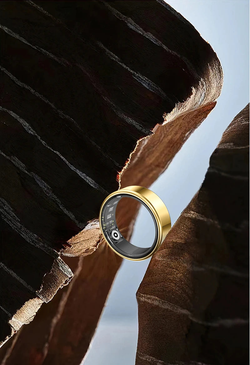 Smart Health Tracker Ring - Heart Rate & Oxygen Fitness Monitor Tidesmit