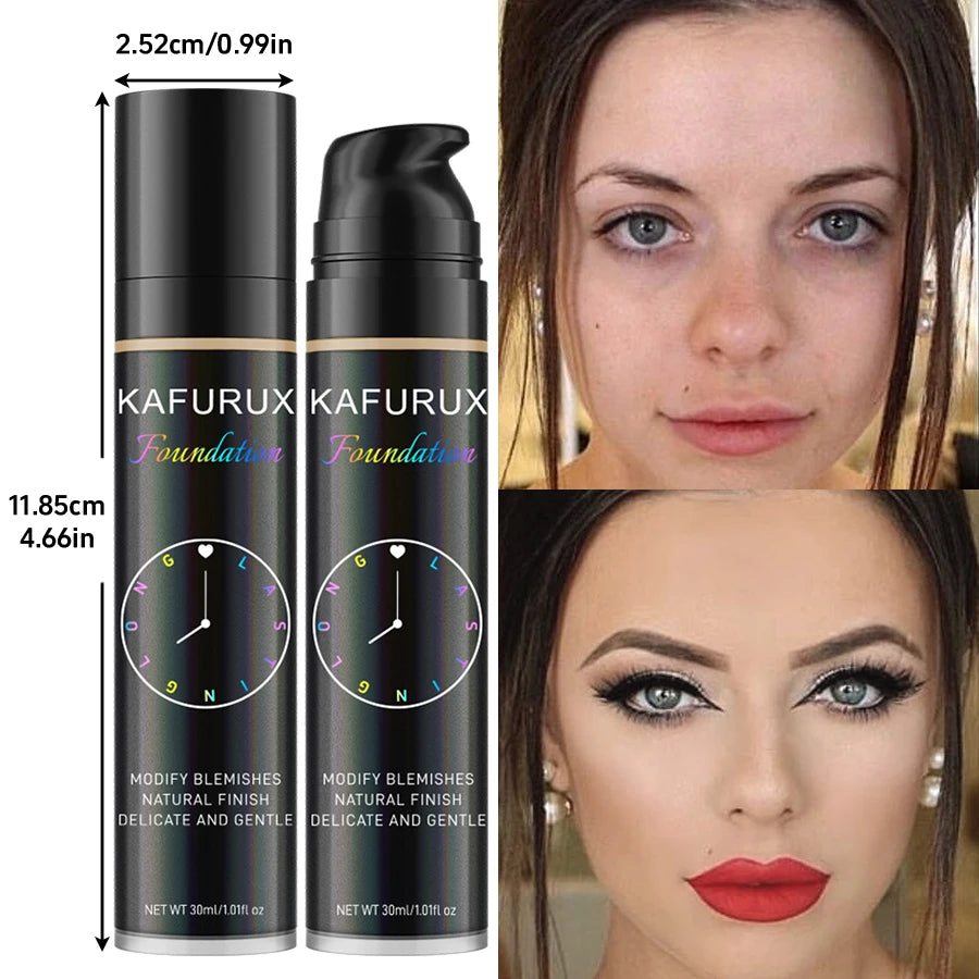 Tidesmit 8 color full coverage liquid concealer foundation showing creamy texture and high coverage blendability