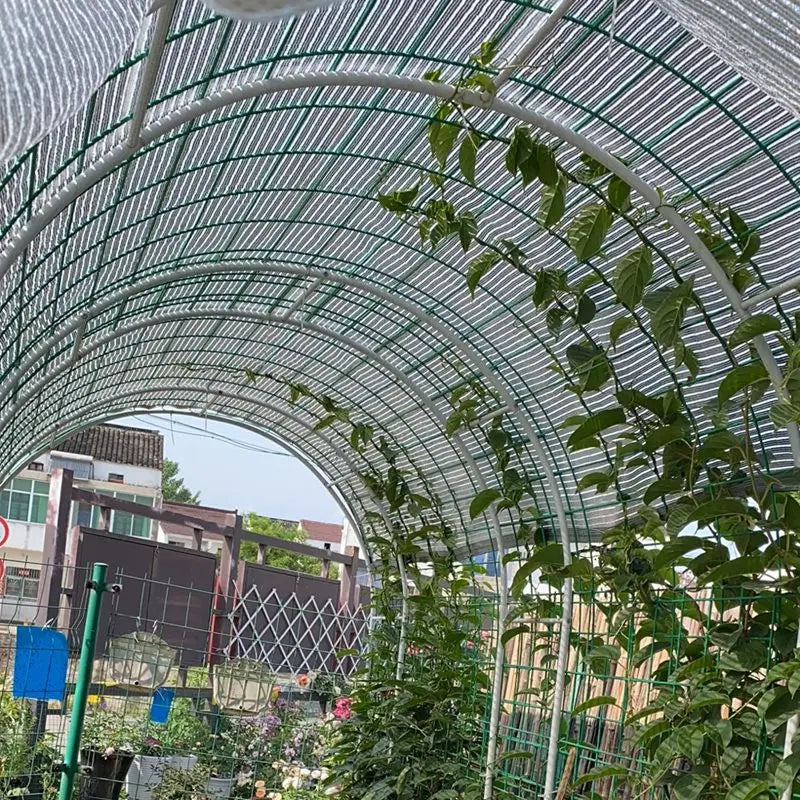 Shading 55~99% Aluminum Foil Sunshade Net Silvery Anti-UV Awning Fence Privacy Screen Garden Sun Shade Mesh Car Sun Shed Canopy