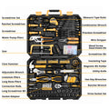 DEKO 192Pcs 198Pcs Professional Car Repair Tool Set Ratchet Spanner Screwdriver Socket Mechanics Tools Kit W/ Blow-Molding Box