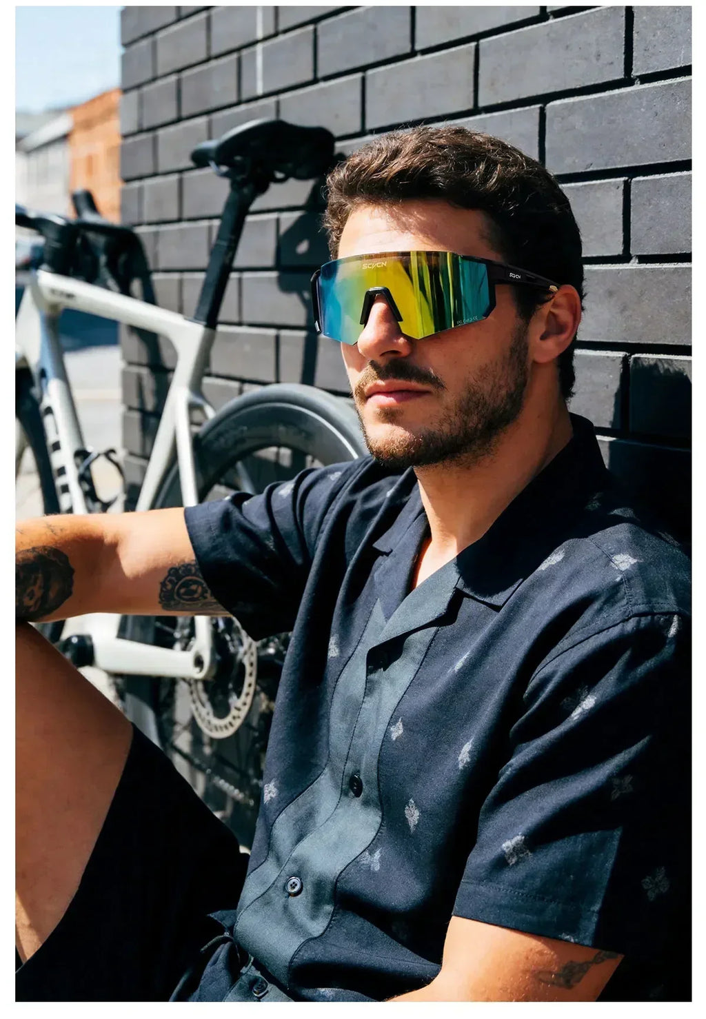 SCVCN Hot Outdoor Sport Cycling Sunglasses MTB Bike Cycling Hiking Eyewear Running Men Women Pickleball UV400 Windproof Goggle