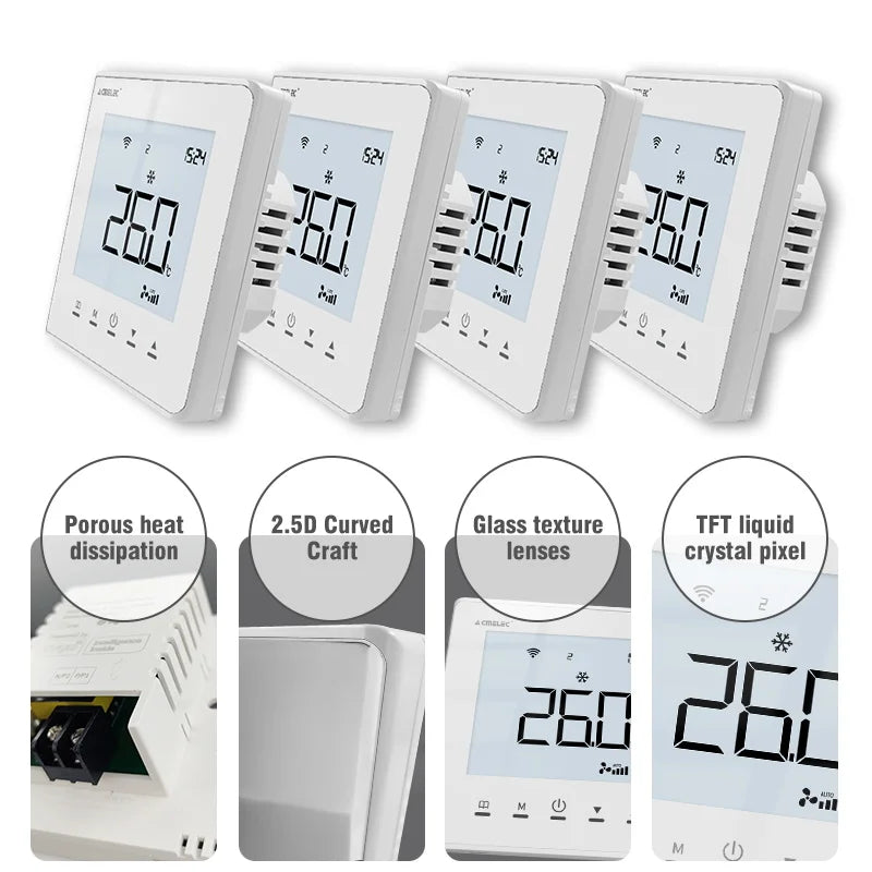 Tuya wifi VRF Air Conditioner Smart Thermostat  Google Home Alexa DuerOS