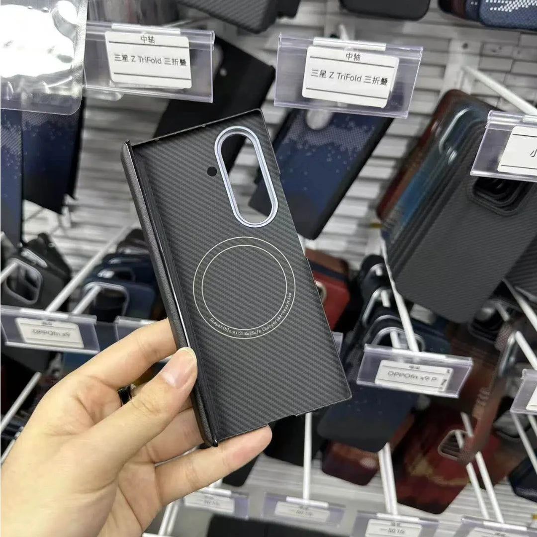 Samsung Galaxy Z TriFold Case: Carbon Fiber Slim Military-Grade Cover Tidesmit
